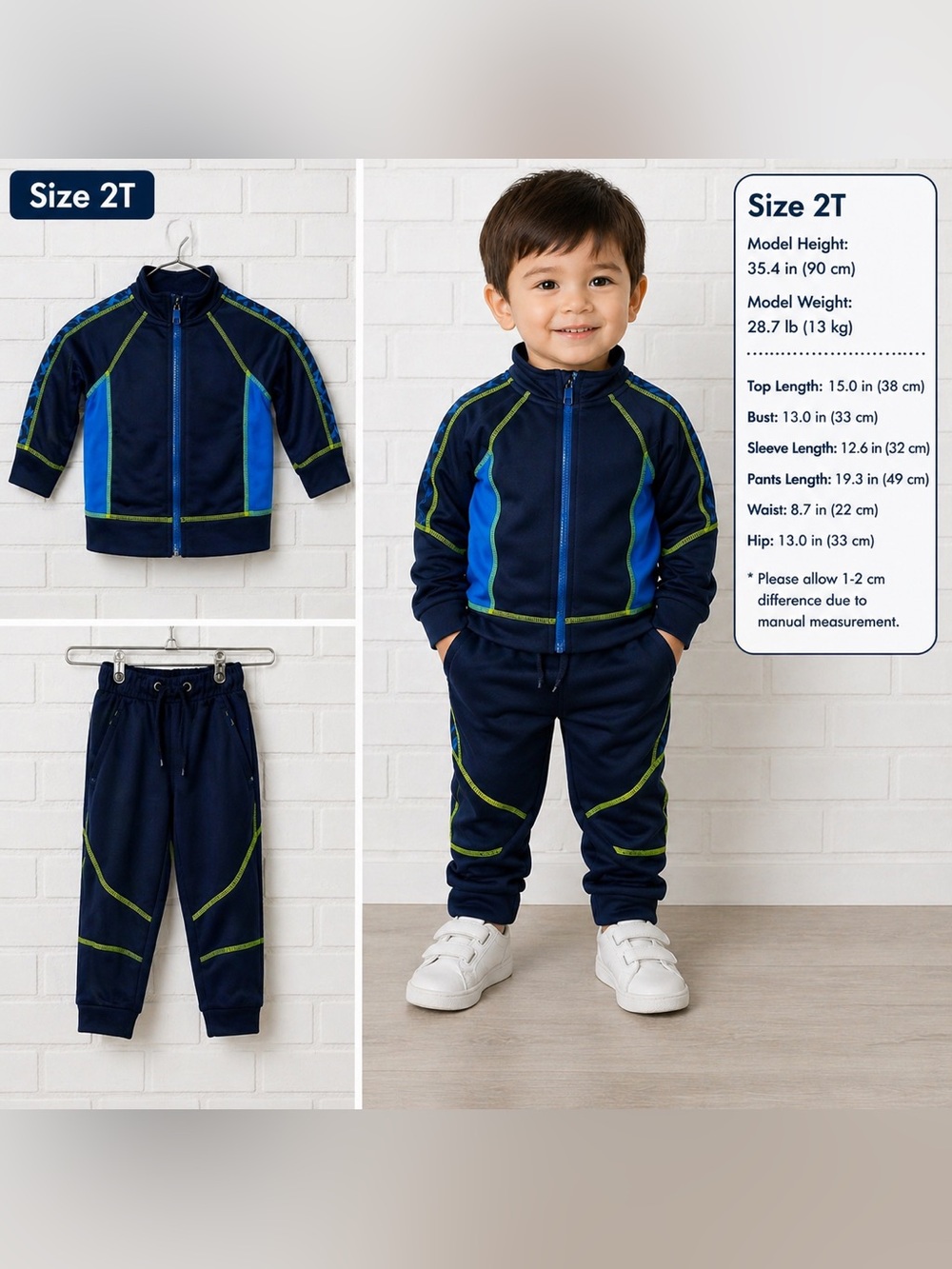 Cat & Jack blue Toddler 2pcs Outfit/ boys size 2T
